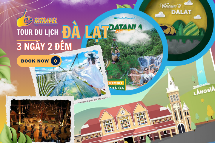 Tour du lịch Đ&agrave; Lạt 3 ng&agrave;y 2 đ&ecirc;m 2026 - tatravel.vn-01